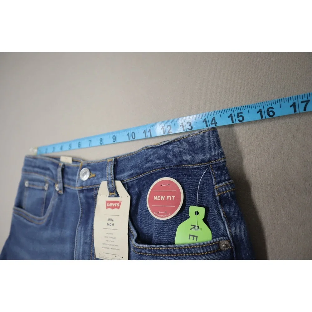 Levi's®‎ Girls' High-Rise Mini Mom Jeans - Dark Wash 16
